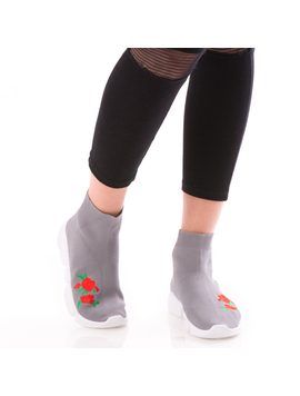 Sneakers Dama FreshRose Gri 
