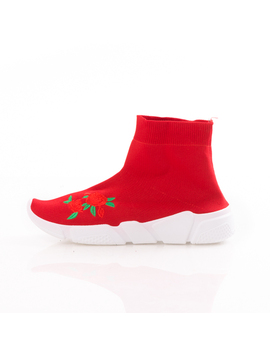 Sneakers Dama FreshRose Rosu