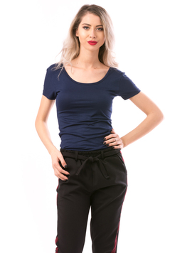 Tricou Dama SimplePamuk Bleumarin