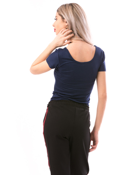 Tricou Dama SimplePamuk Bleumarin