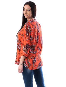 Bluza Dama Hylu196 Portocaliu