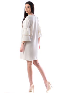Rochie Dama Bufsty16 Alb
