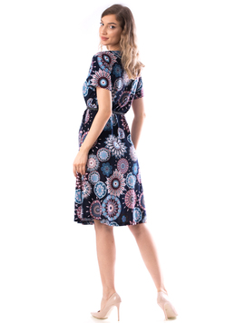 Rochie Dama BandPocket256 Bleumarin