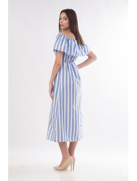 Rochie Dama ShFiveLines Bleu