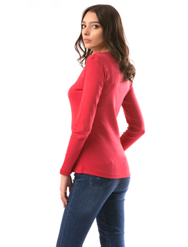 Bluza Dama V-Simple Rosu