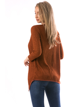 Cardigan Dama CornerShow Caramiziu