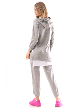Trening Dama LooseHood Gri