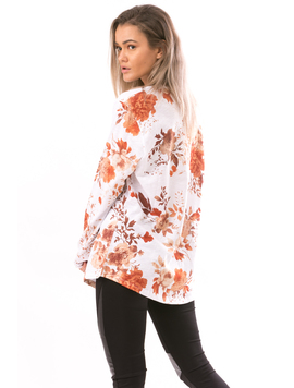 Bluza Dama NoGrip Alb Maro Si Bej
