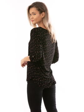 Bluza Dama NewVeniceSpring Negru Bej Si Roz