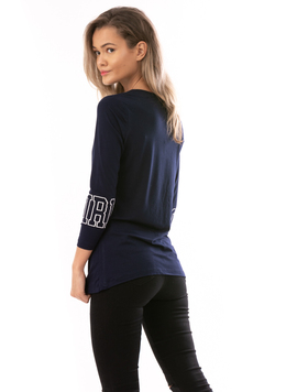 Bluza Dama WhatUp Negru Cu Alb