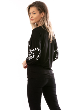 Bluza Dama MagicTrip Negru Si Alb