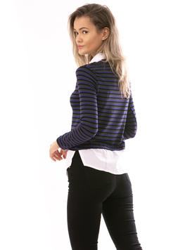 Bluza Dama UnderSkin Gri Negru Mov Si Alb