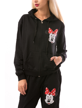 Trening Dama MinnieMouse Negru Rosu Si Alb