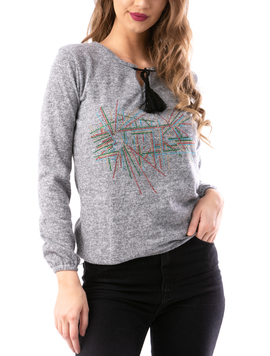 Bluza Dama ElasticFigures Gri