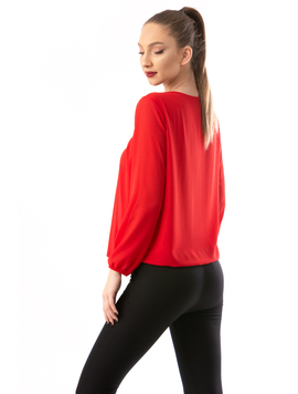 Bluza Dama VeilNecklaceofPearls Rosu
