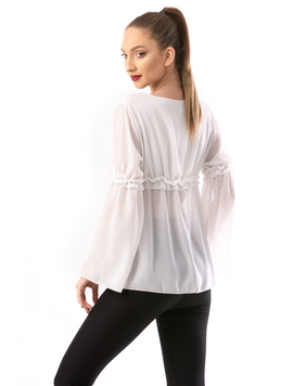 Bluza Dama VeilBucleinWaist Alb