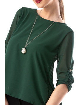 Bluza Dama VeilwithNecklace Verde
