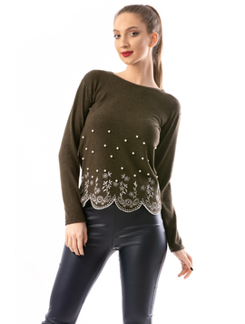 Bluza Dama PearlsonBelly Kaki