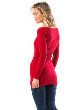 Bluza Dama FlowerBella Rosu