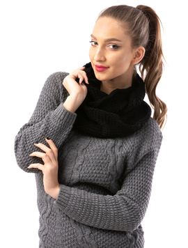 Fular Dama WinterisComin Negru