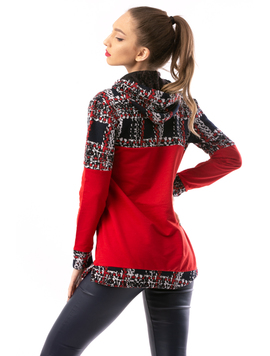 Hanorac Dama SimpleBelly Rosu