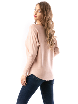 Pulover Dama FlowerPearl Roz