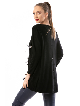 Pulover Dama PearlsandStuff Negru