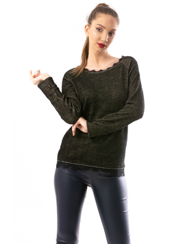 Pulover Dama FairytaleLace Negru