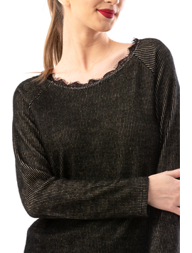 Pulover Dama FairytaleLace Negru