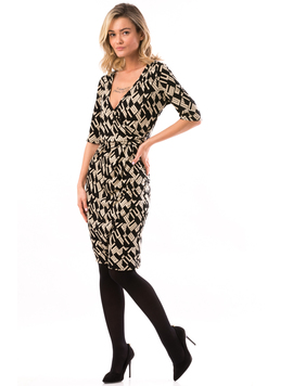 Rochie Dama ShortSimplePatterns Bej