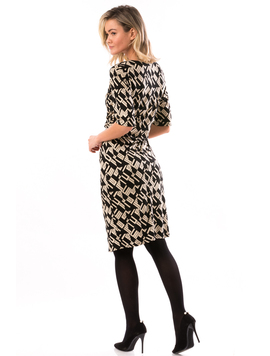 Rochie Dama ShortSimplePatterns Bej