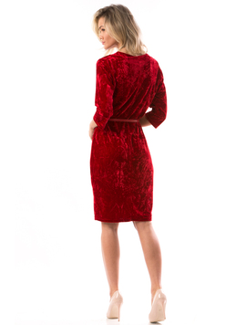 Rochie Dama AlinaVelvet Rosu