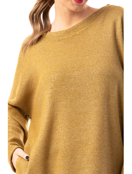 Rochie Dama LikeSweater Mustar