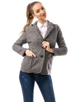 Sacou Dama BucleFashion Gri