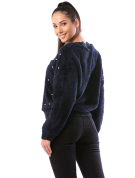 Bluza Dama PerlyPufyy65 Bleumarin