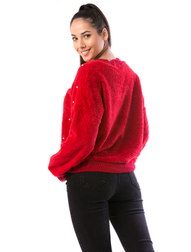 Bluza Dama PerlyPufyy65 Rosu