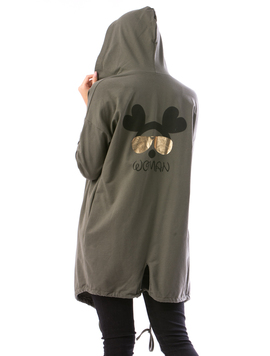 Cardigan Dama MickyGold17 Kaki