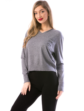 Pulover Dama NeckNes12 Negru