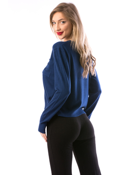 Pulover Dama NeckNes12 Bleumarin