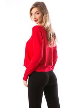Pulover Dama NeckNes12 Rosu