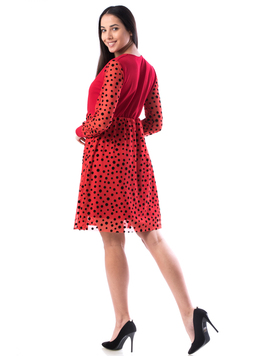 Rochie Dama BublyTrys12 Rosu