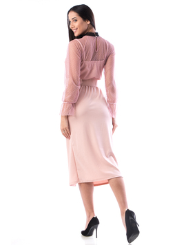 Rochie Dama NiNy765 Roz
