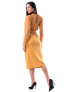 Rochie Dama NiNy765 Mustar