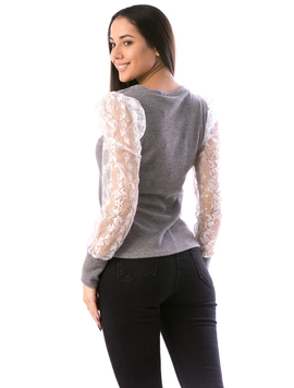 Bluza Dama ElegantSleeve Gri