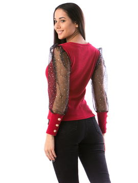 Bluza Dama VeilSleeves Grena