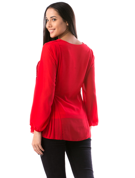 Bluza Dama SophisticatedVeil Rosu