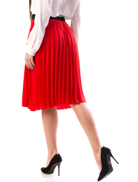 Fusta Dama ShortStripes Rosu
