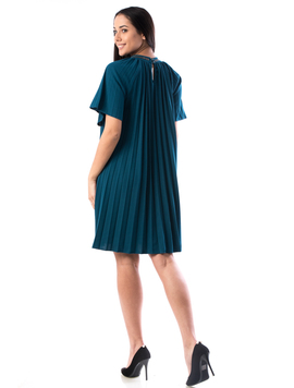 Rochie Dama StripesModel Turcoaz