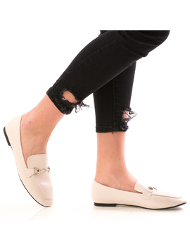 Mocasini Dama VrewSilver Bej