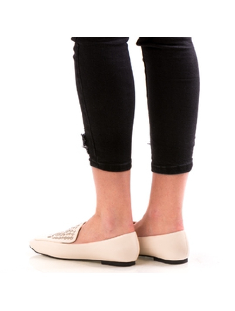 Mocasini Dama BublesSilver Bej